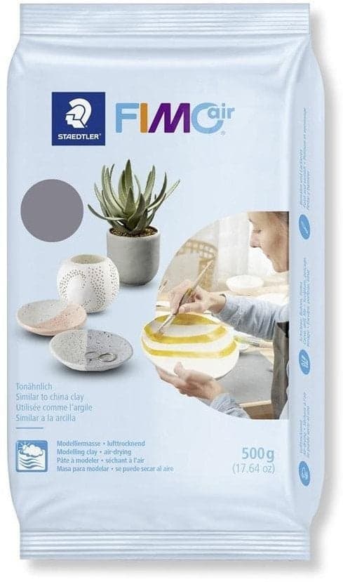 Fimo Air -muovailumassa 500g harmaa