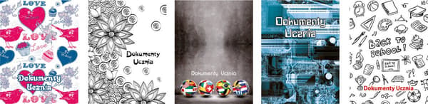 Dokumentholder til studerende med MIX-print