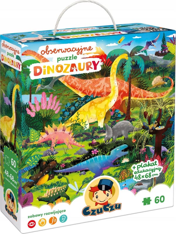 CzuCzZ havainnointipalapeli dinosaurukset 60 palaa