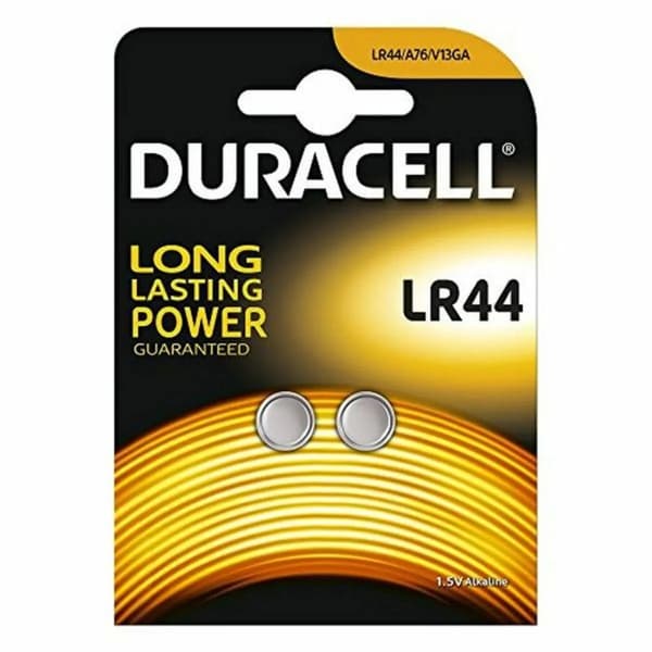 Alkaline knapcellebatterier DURACELL LR44 LR44 1.5V (2 stk)