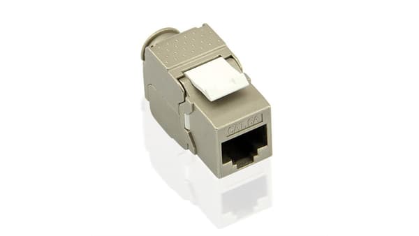 Value Keystone Cat.6A/Klass EA STP, SLIM, verktygsfri
