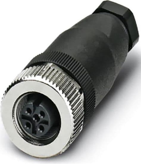Phoenix Contact Lige Fatning 5P Type A M12 Pg7 4-6mm SACC-M12FS-5CON-PG 7-M (1662968)