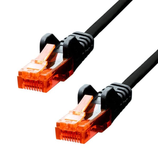 ProXtend CAT6 U/UTP CCA PVC Ethernet-kabel Sort 7m