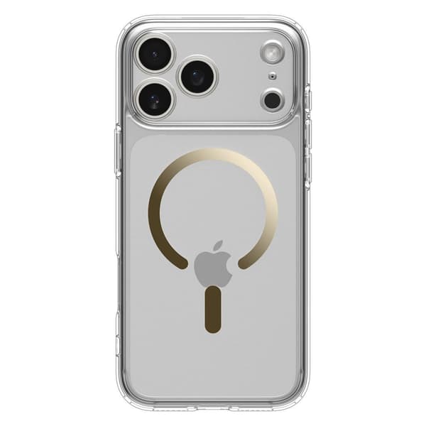 Spigen Ultra Hybrid MagSafe, klar guld - iPhone 17 Pro Max