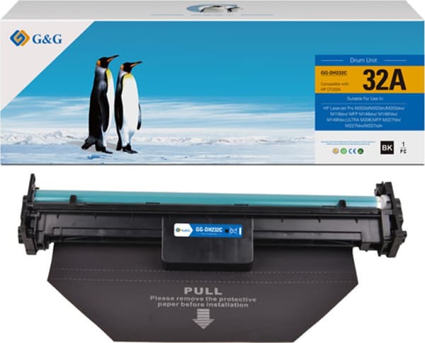 G&G kompatibel tromle med CF232A, HP 32A, sort, 23000s