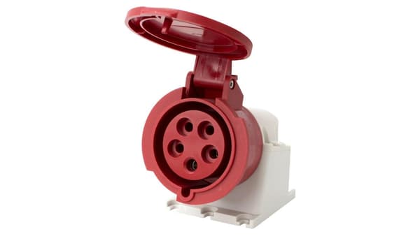 Teräspistorasia 32A 5P IP44 400V/23397