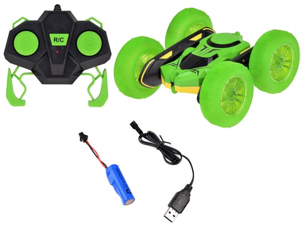 360 astetta kauko-ohjattava auto hehkuvilla pyörillä RC0675 ZI
