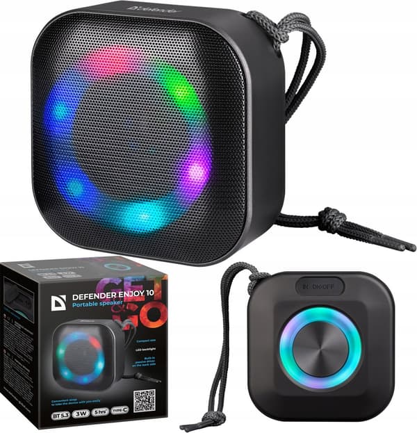 Defender Enjoy 10 Bluetooth-högtalare 3W BT/LED