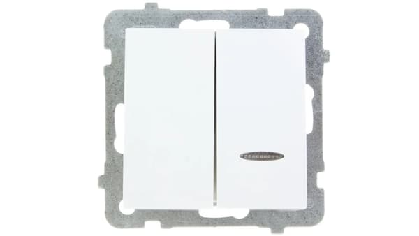Ospel Belysningskrok vit (LP-2GS/m/00)