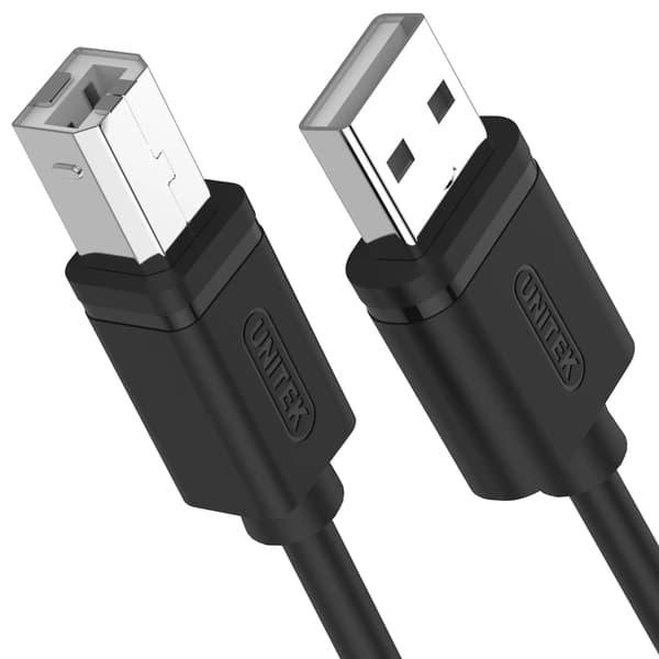 Unitek USB-B 1,0 m musta