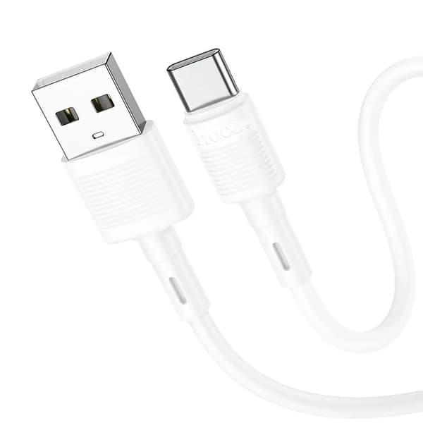 HOCO-kabel USB A till Typ C 3A X83 1 m vit