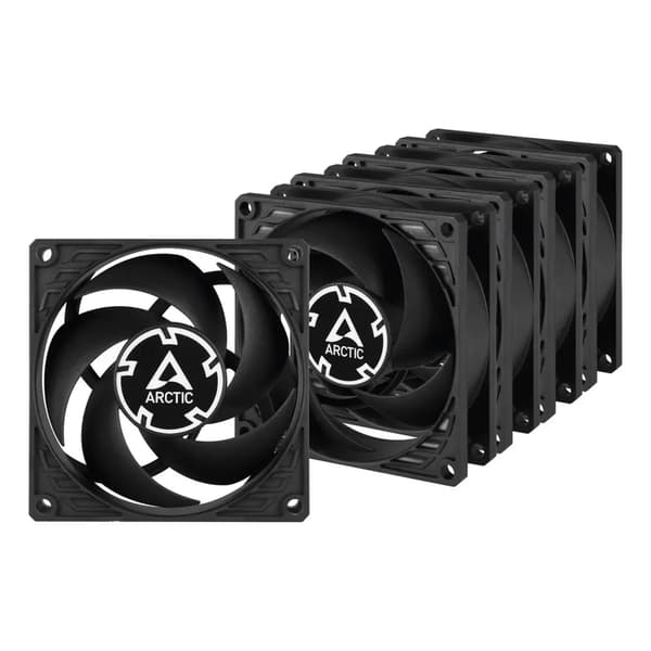 Arctic P8 PWM PST 5-pak sort (ACFAN00154A)