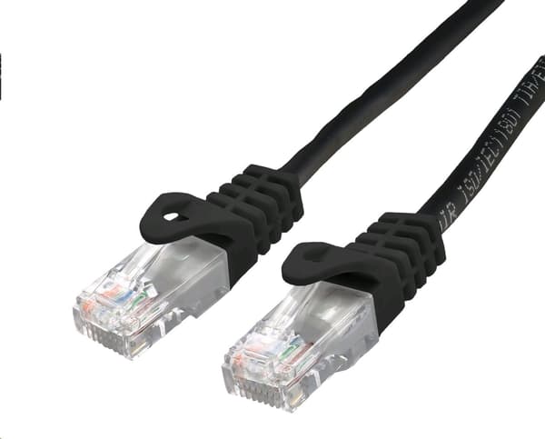 C-Tech C-TECH Patchkabel Cat6, UTP, Sort, 5m