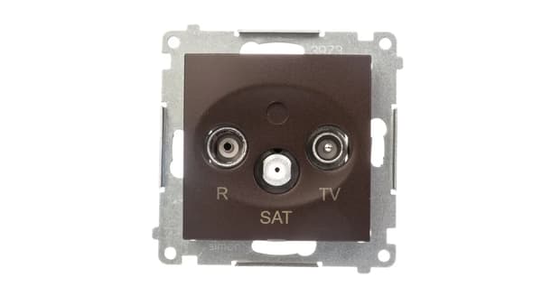 Simon 54 R/TV/SAT antennestik gennemboringsmåtte DASP.01/46