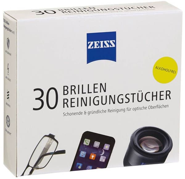 ZEISS SILMÄLASIEN PUHDISTUSLIINAT 30 KPL