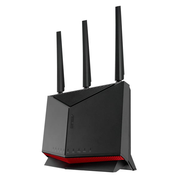 ASUS RT-BE86U - trådlös router - Wi-Fi 7 - stationär