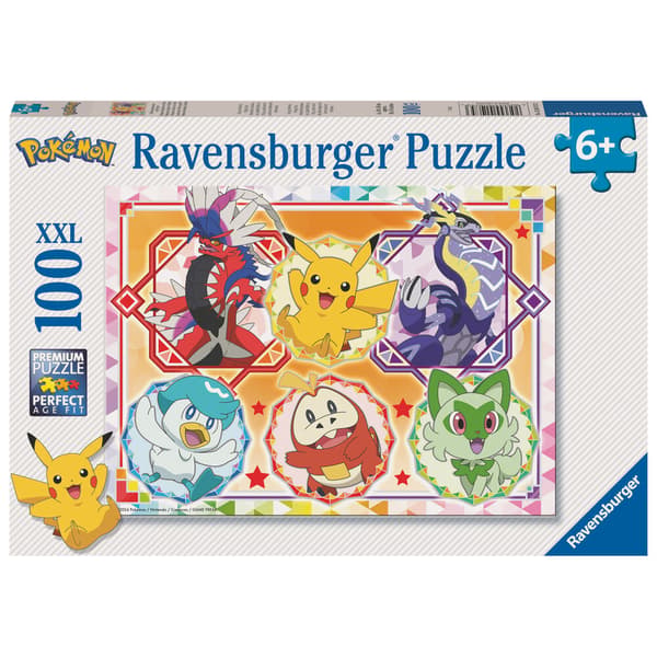 Pussel 2D 100 Pokémon