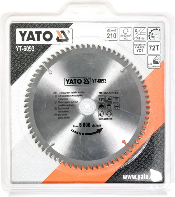 VIDIA SKIVE TIL ALUMINIUM 210X72TX30 M