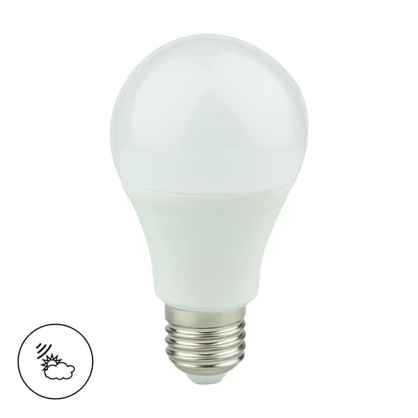 9W A60 E27 3000K Twilight LED-lamppu
