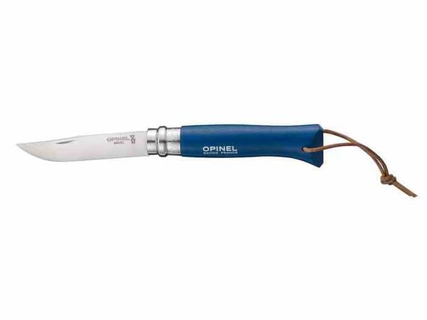 Opinel Colorama 08 tummansininen Thong