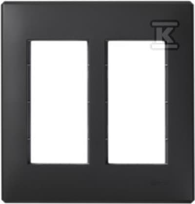 Simon Connect Case ramme S500 2-modul, 4x K45 grå grafit 510102-038