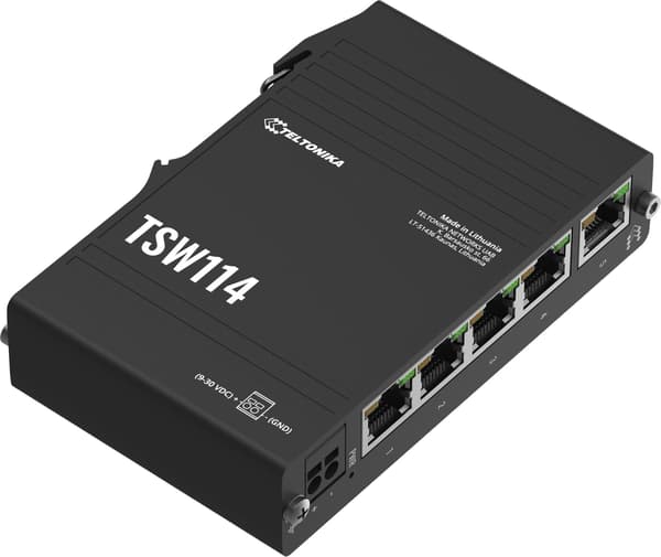 Teltonika TSW114 Gigabit DIN-skena switch