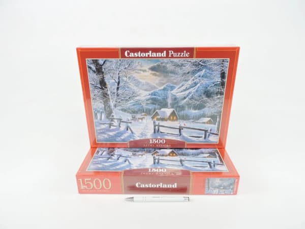 Pussel 1500 Snöig morgon CASTOR