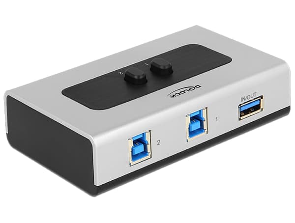 Delock Switch USB 3.0 2 port manual bi