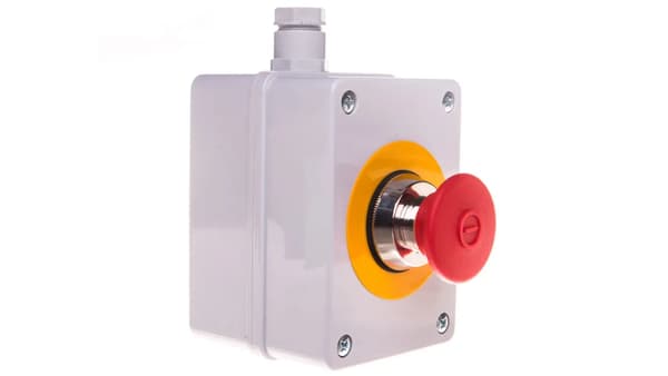 Kassettehus 1-hul 30mm grå IP56 W0-CASSETTE KP1-S1