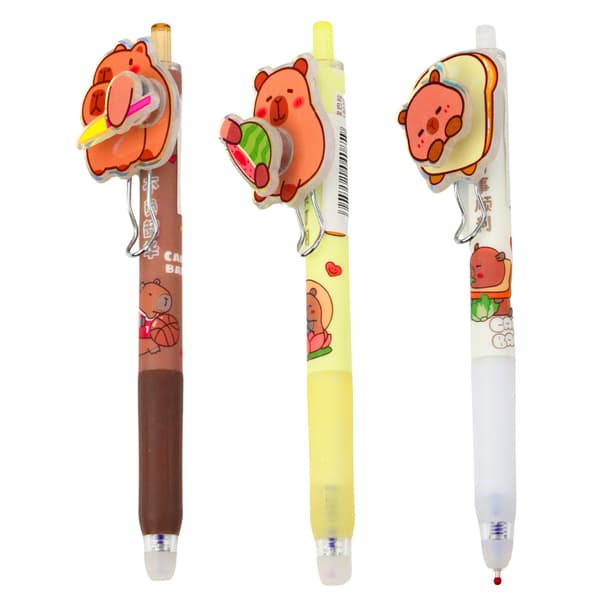 Kapivar Gel Pen Med Roterende Element Blåt Blæk 14,5cm Mix