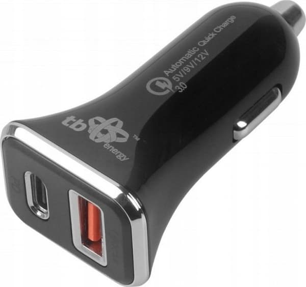 Yleiskäyttöinen USB A+C QC -autolaturi