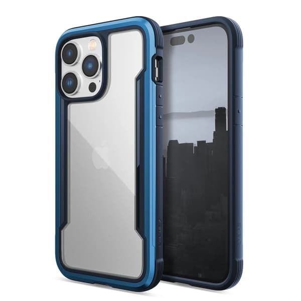 Raptic X-Doria Shield -panssarikuori iPhone 14 Pro Maxille, sininen