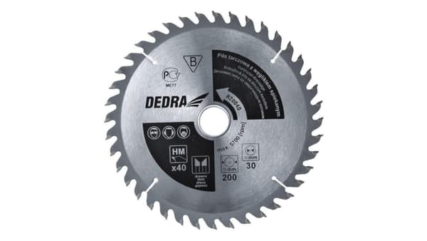 Dedra Pyörösahanterä 185x20mm 24z. kovametallilla (H18524)