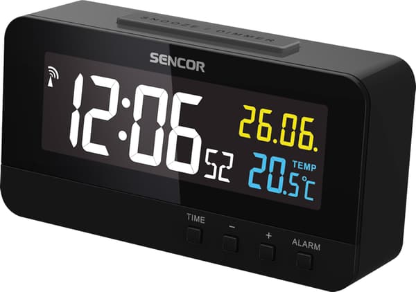 SDC 4800 B VÄCKARKLOCKA MED SENCOR TERMOMETER