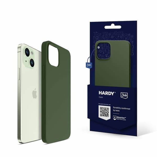 3MK HARDY ETUI IPHONE 15 PLUS 6.7 \"GRØN / ALPINE GRØN MAGSAFE
