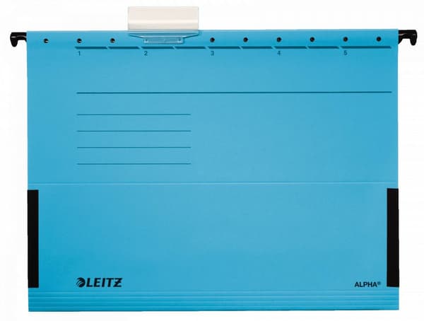 Leitz HÆNGEORDNER LEITZ ALPHA A4 MED SIDER, GRØN