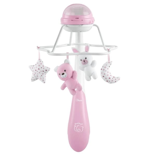 CHICCO 00011041100000 Karrusel LEGETØJ FD REGNBUE SENGEMOBIL PINK