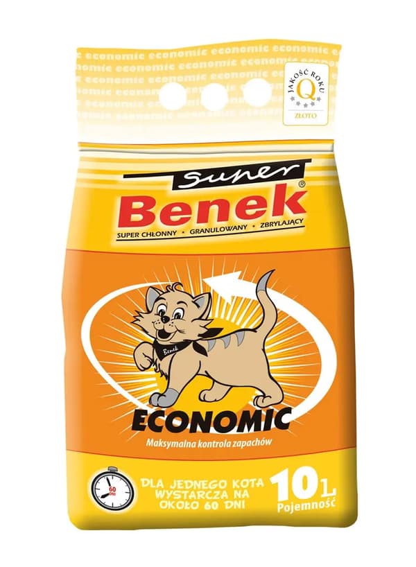 CERTECH Super Benek Economic - klumpbildande kattsand 10l