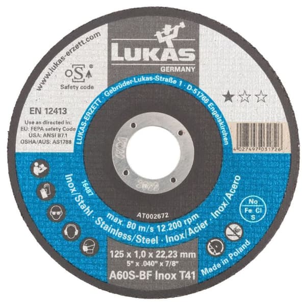 LATTA LAIKKA T1A 115*1.0*22 A60S-BF INOX PREMIUMFLEX