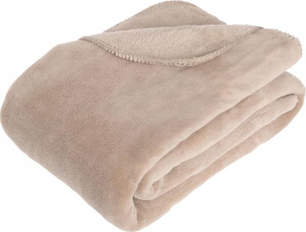 Atmosphera Varm mikrofiber tæppe, polyester 180x230 cm - creme