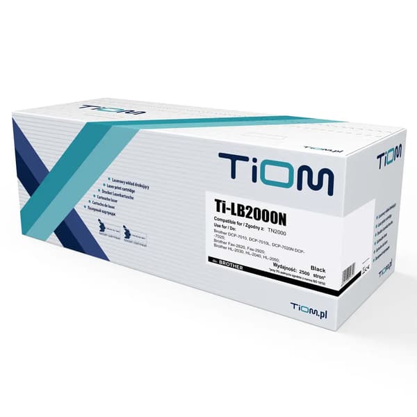 Toner Tiom Sort Erstatning for TN-2000 (Ti-LB2000N)