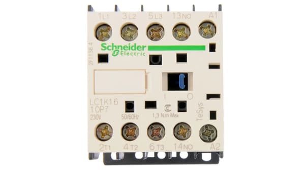 Effektkontaktor 16A 3P 230V AC 1Z 0R LC1K1610P7