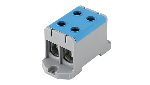 LZD klemrække i krop blå 2x16-95mm2 E.4152/N