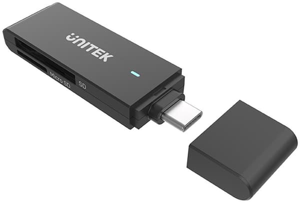 Unitek SD- ja microSD-kortinlukija USB-C