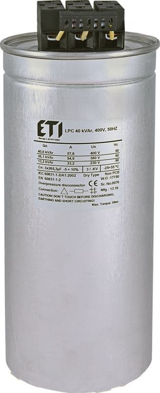 Kondensaattori CP LPC 40 kVar 400V 50Hz 004656756