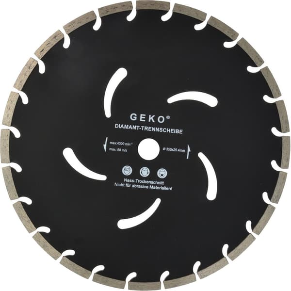 Diamantklinge sort 350x10x25,4mm GEKO (10)