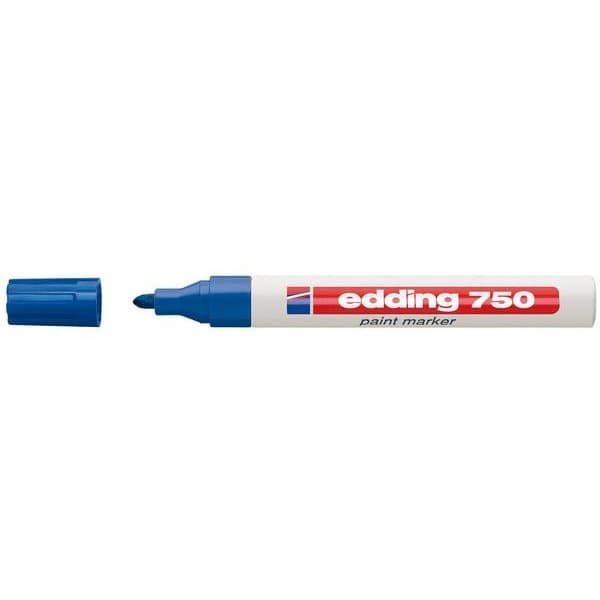 Edding lackmarker med spets 2-4mm blå (4004764018529)