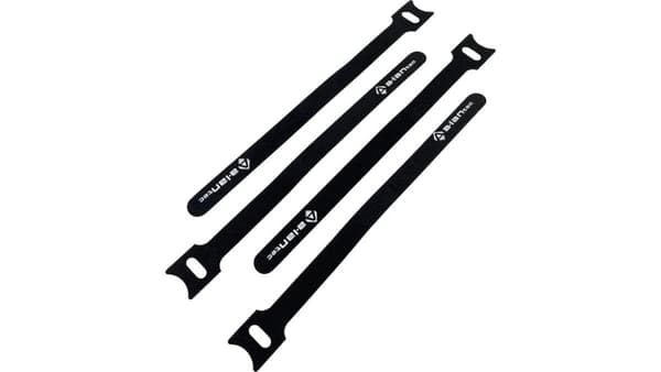 Nippuside silmällä, pituus 200mm, leveys 12mm, musta (10 kpl pakkaus) ALANTEC
