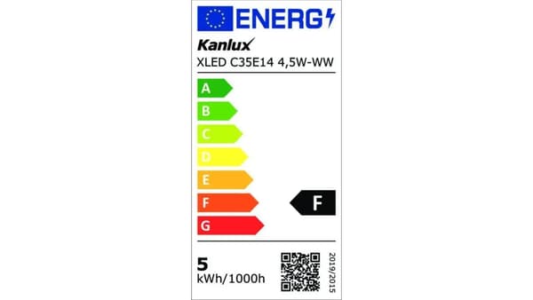 LED Pære E14 XLED C35E14 4.5W-WW 470lm 2700K Varm Farve 29618