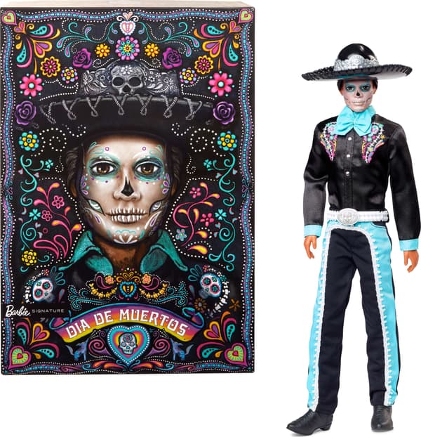 Barbie Mattel Dia de Muertos Ken-docka (HRM73)
